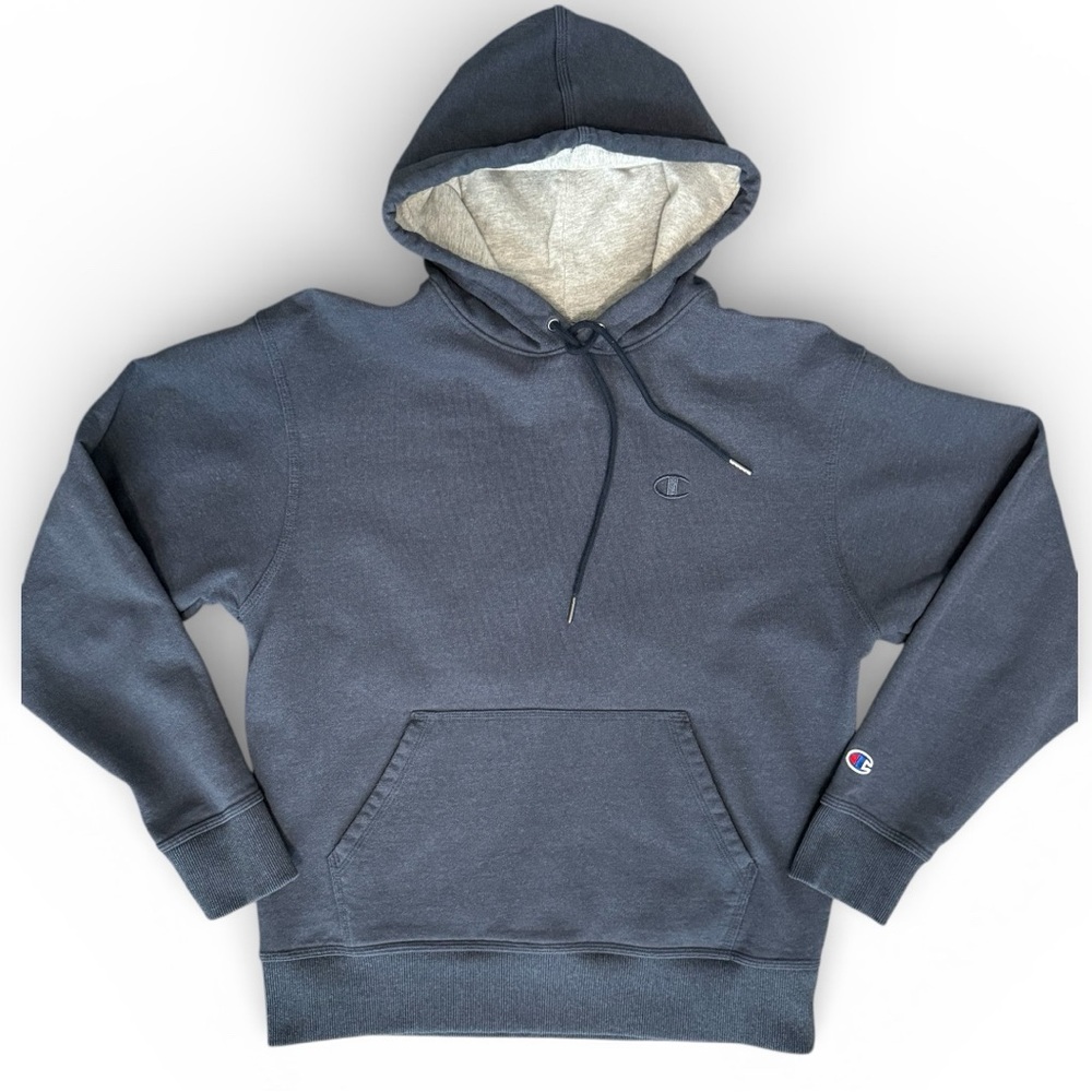 Champion Sweatshirt Navy Hoodie Kangaroo Pocket